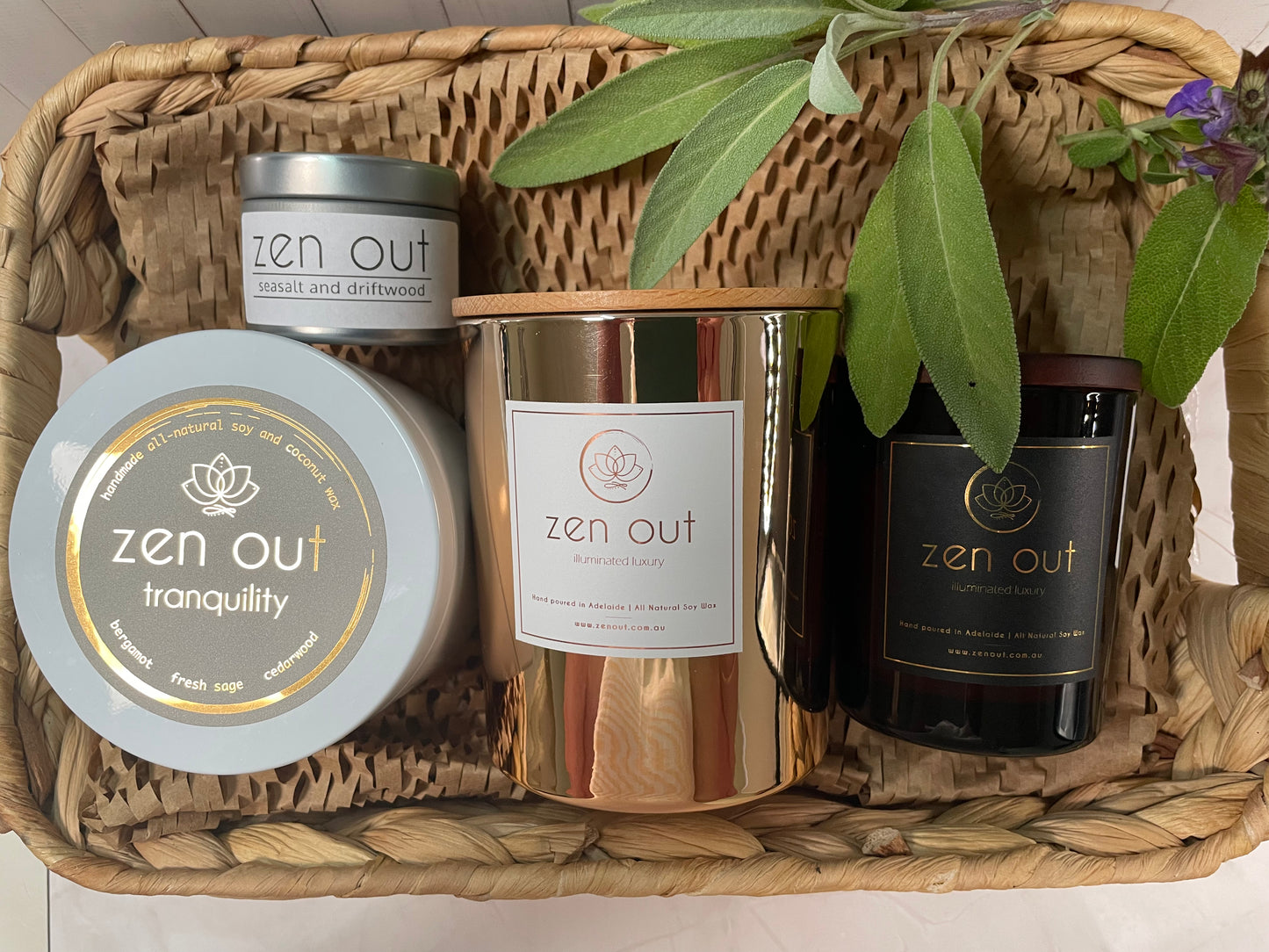 Large Coastal Candle Collection